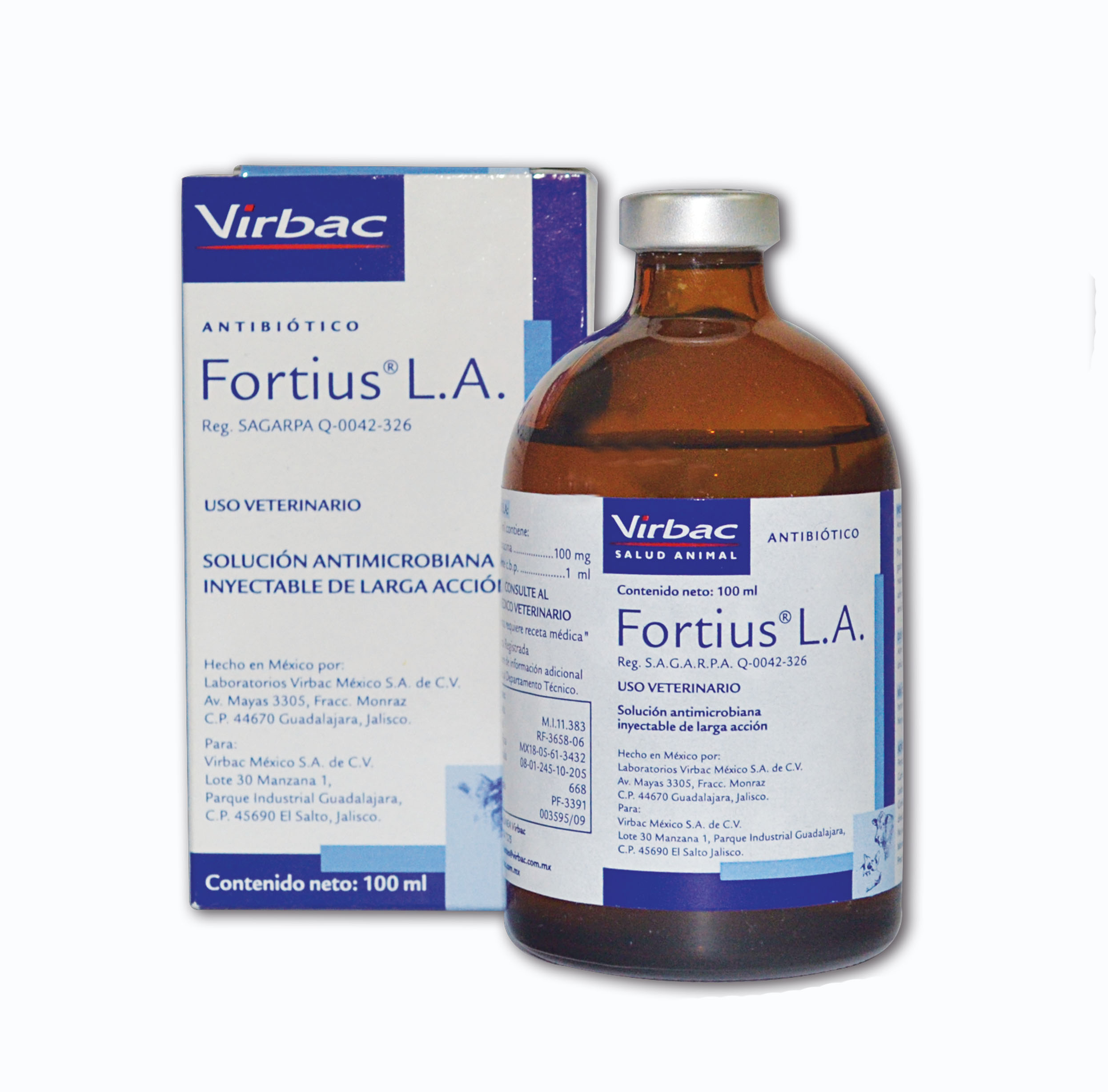 FORTIUS antimicrobiana inyectable de larga acción